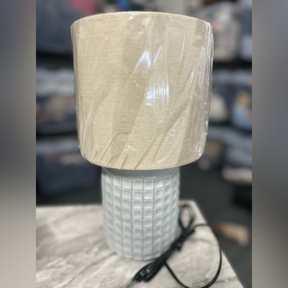 Target Other - New Target Beige and Gray Table Lamp